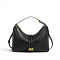 Laufey – Sac hobo en cuir lisse pour femme