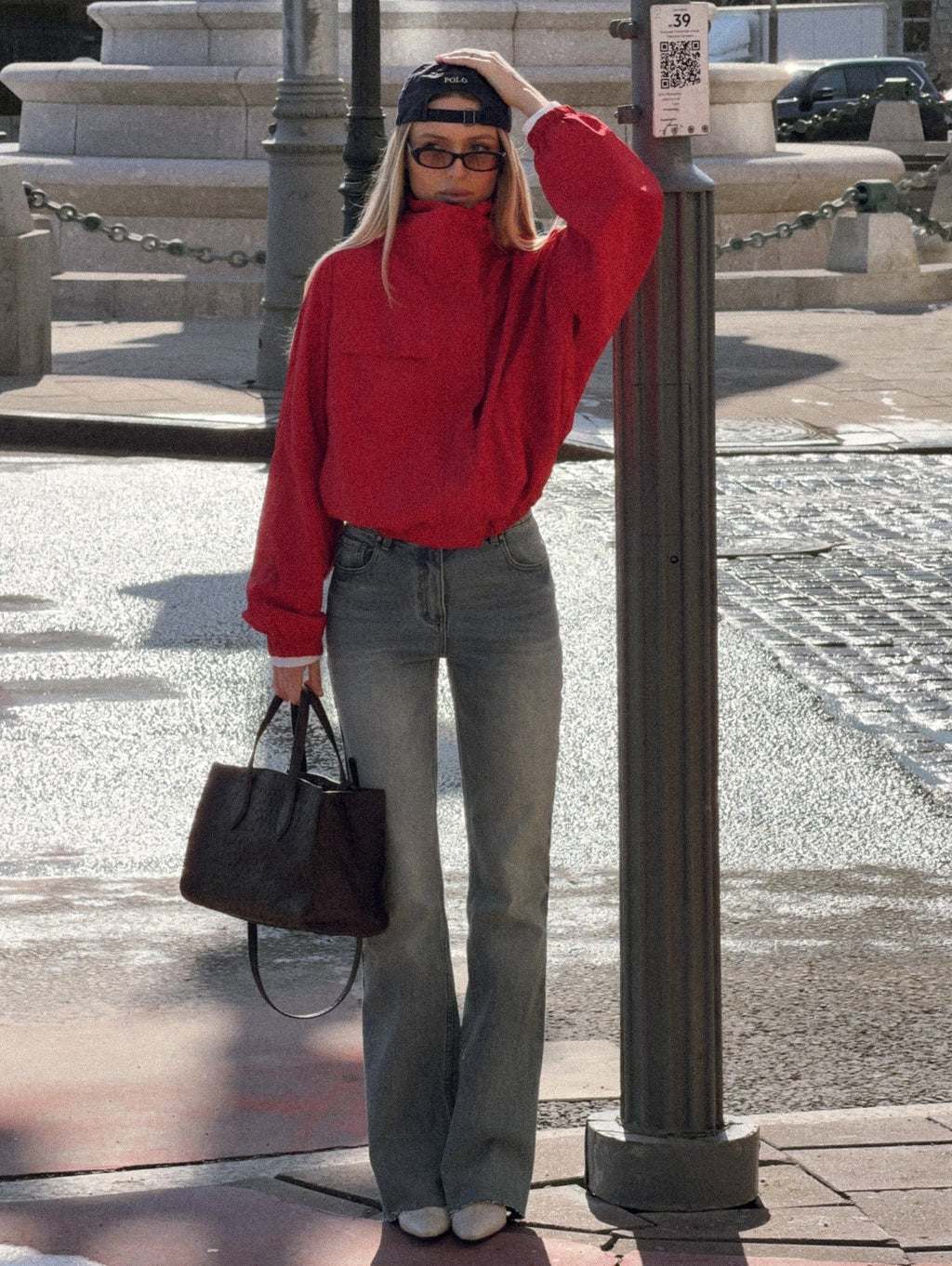 Rompevientos Erica cuello embudo tricot