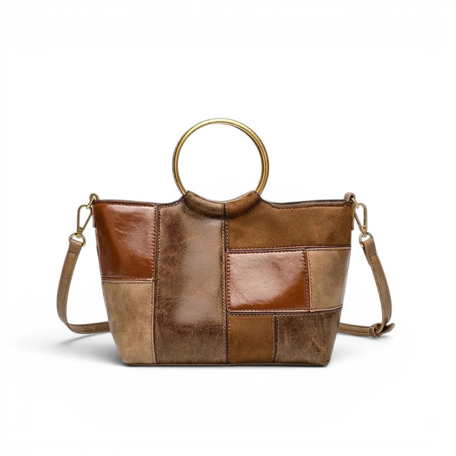 Sienna – Bolso para Clases de Piel Patchwork para Mujer - OSMARA Fashion