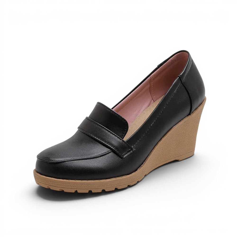 Penny - Mocasín de Cuña Mujer de Piel