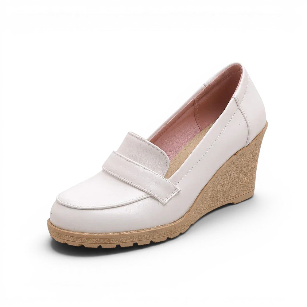 Penny - Mocasín de Cuña Mujer de Piel