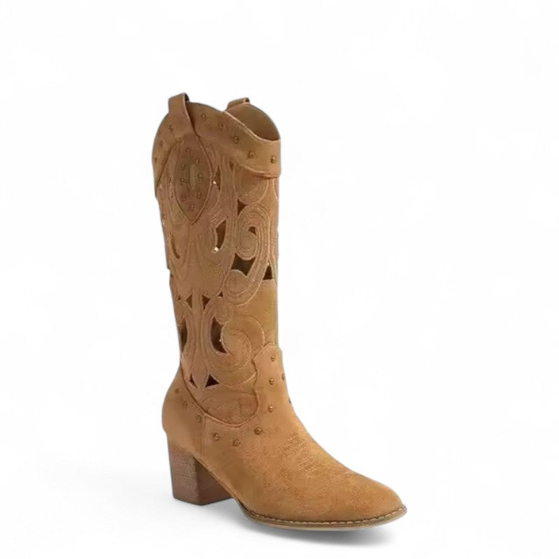 Dana - Bota Campera Media Caña Mujer Diseño Chic