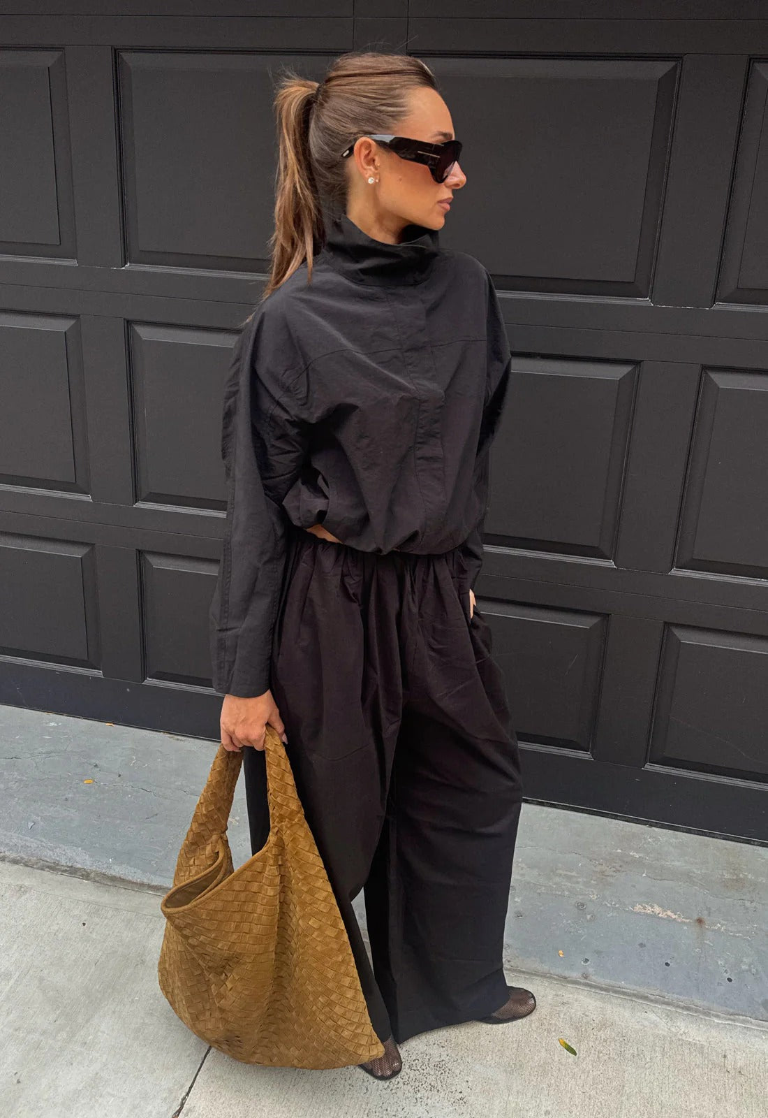 Rompevientos Erica cuello embudo tricot
