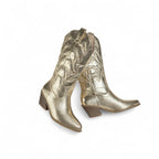 Leyla -Bota Campera Media Caña de Lentejuelas