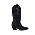 Leyla -Bota Campera Media Caña de Lentejuelas