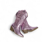 Leyla -Bota Campera Media Caña de Lentejuelas