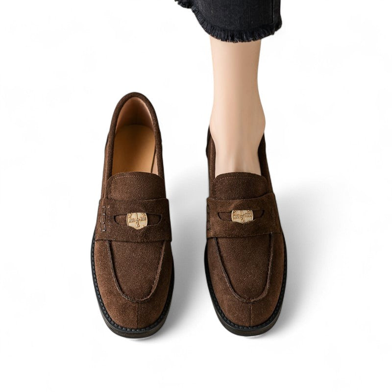 Millie - Mocasín Vintage de Ante