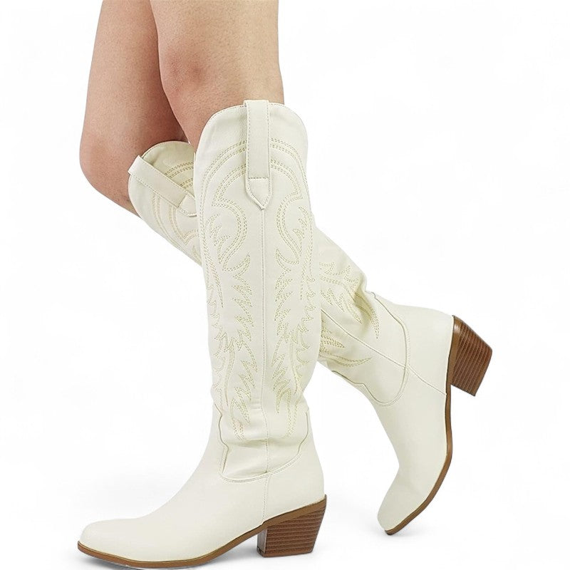 Vanesa - Bota Campera Alta Chic y Elegante