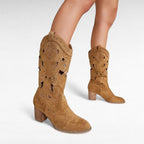 Dana - Bota Campera Media Caña Mujer Diseño Chic