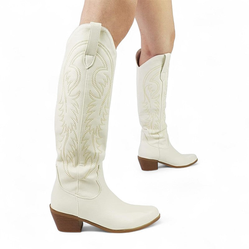 Vanesa - Bota Campera Alta Chic y Elegante