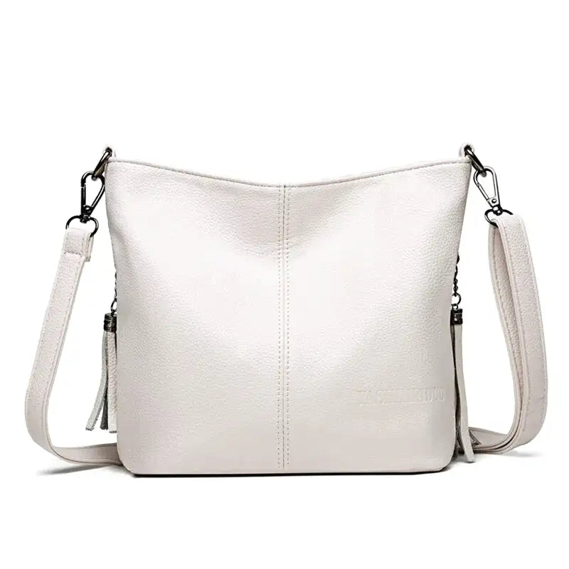IVETTE - Bolso Bandolera de Piel Rígida