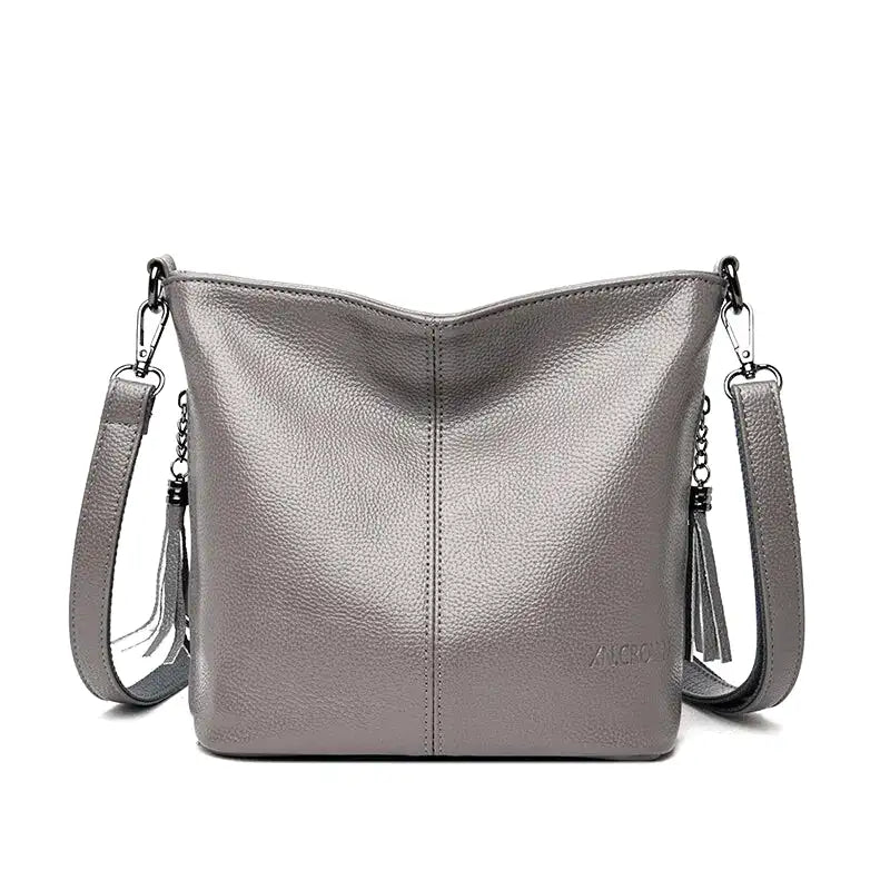 IVETTE - Bolso Bandolera de Piel Rígida