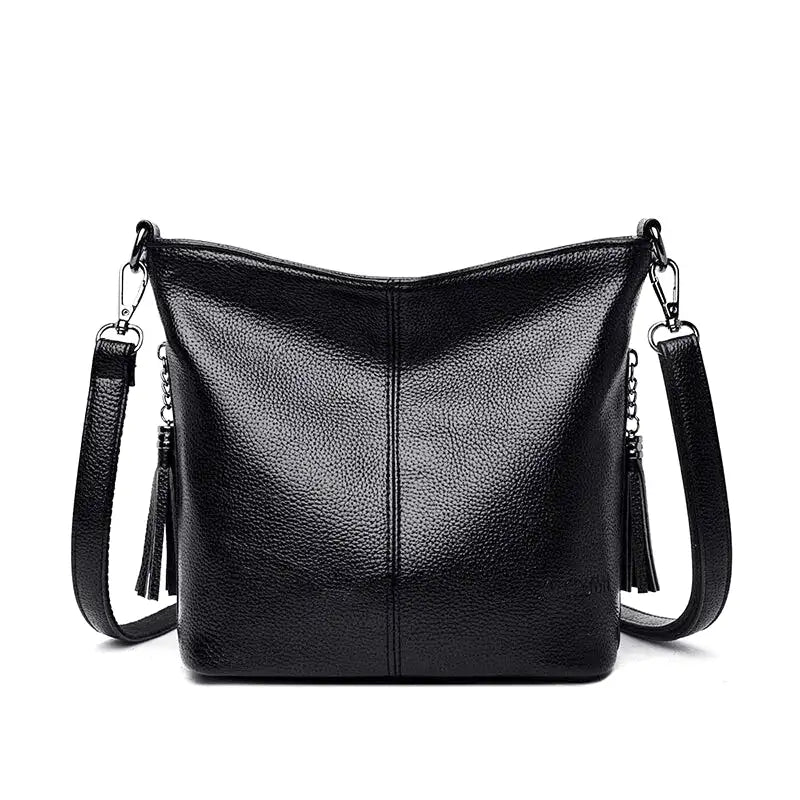 IVETTE - Bolso Bandolera de Piel Rígida
