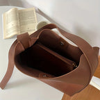 JACQUELINE - Bolso Capazo Bandolera Grande de Piel