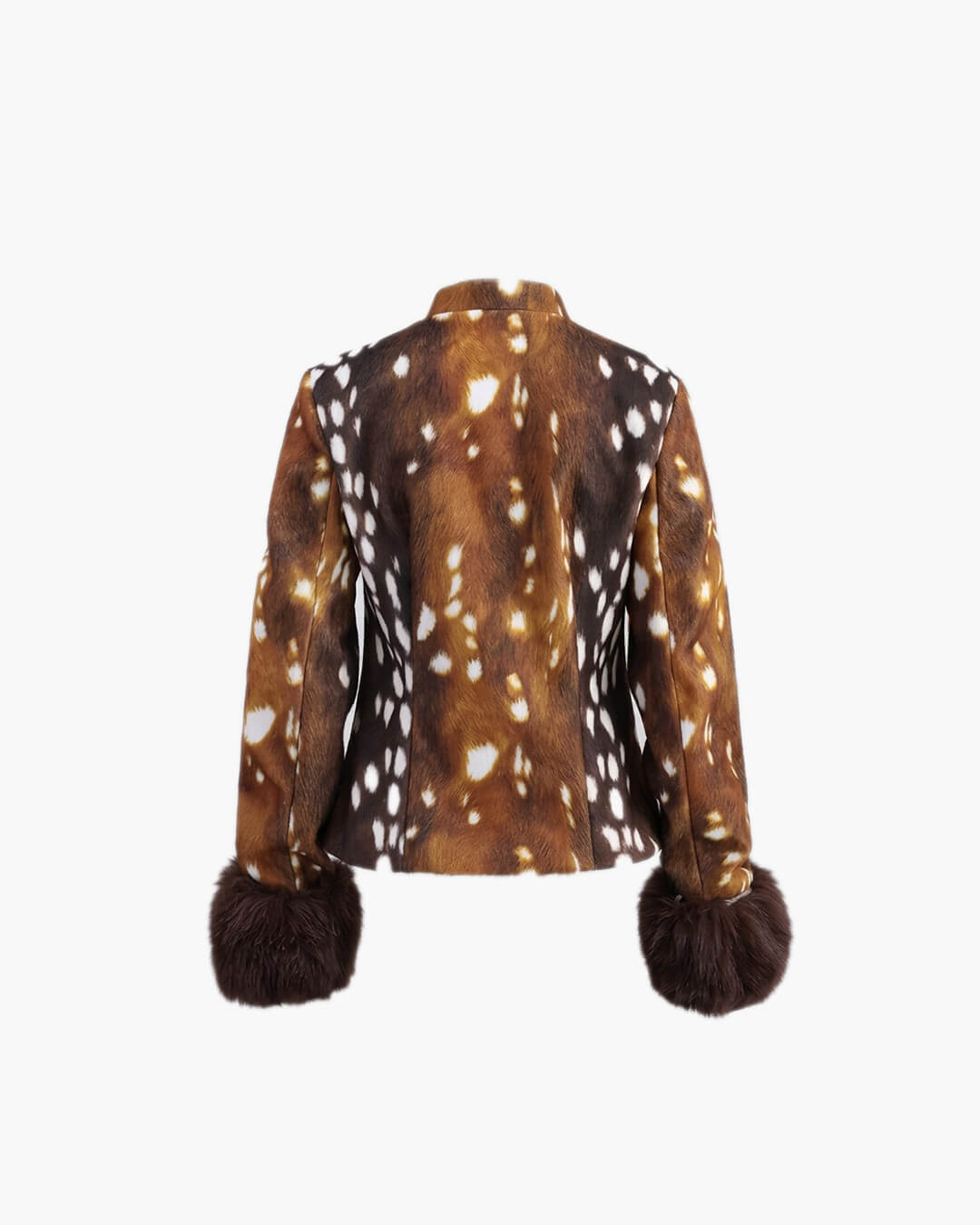 Julia chaqueta Bambi de piel sintética con cuello alto