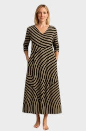 AYLA | Vintage Striped Dress