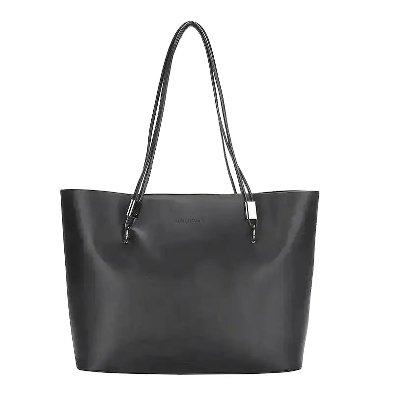 LÉA - Bolso Capazo Grande de Piel Flexible