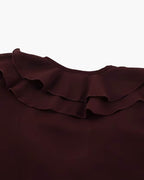 Linda Blusa con Lazo y Volantes
