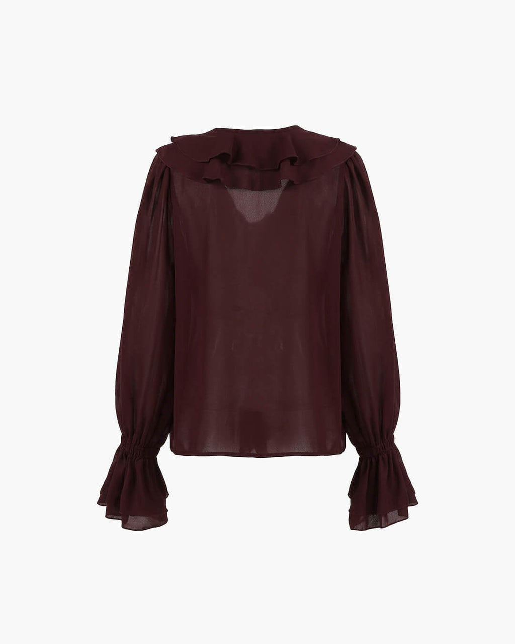 Linda Blusa con Lazo y Volantes