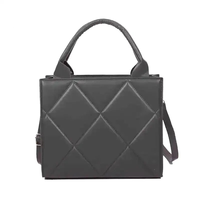 LISE - Bolso Acolchado Bandolera de Piel Lisa