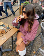 Lola Trench con capucha a cuadros