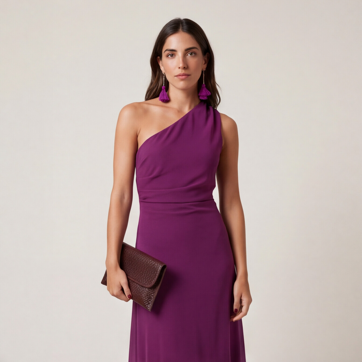 Vestido Asimétrico Volante Lateral - OSMARA Fashion - vista 5