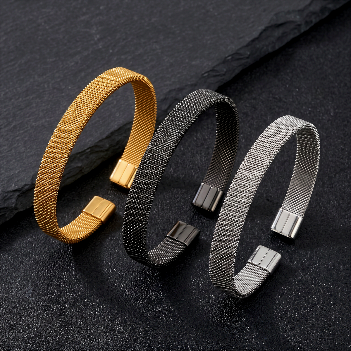 Bracelet Atlas en acier inoxydable