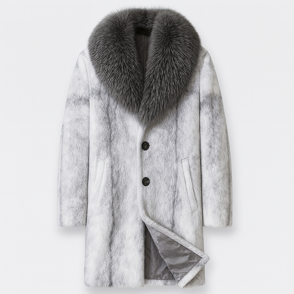 Abrigo de invierno cálido para hombres: elegancia y comodidad