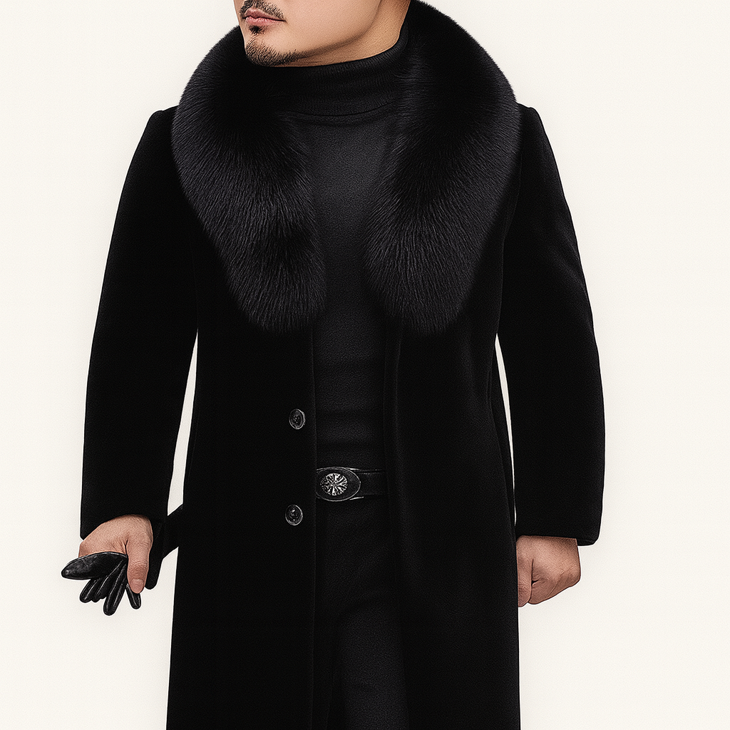 Abrigo de invierno cálido para hombres: elegancia y comodidad