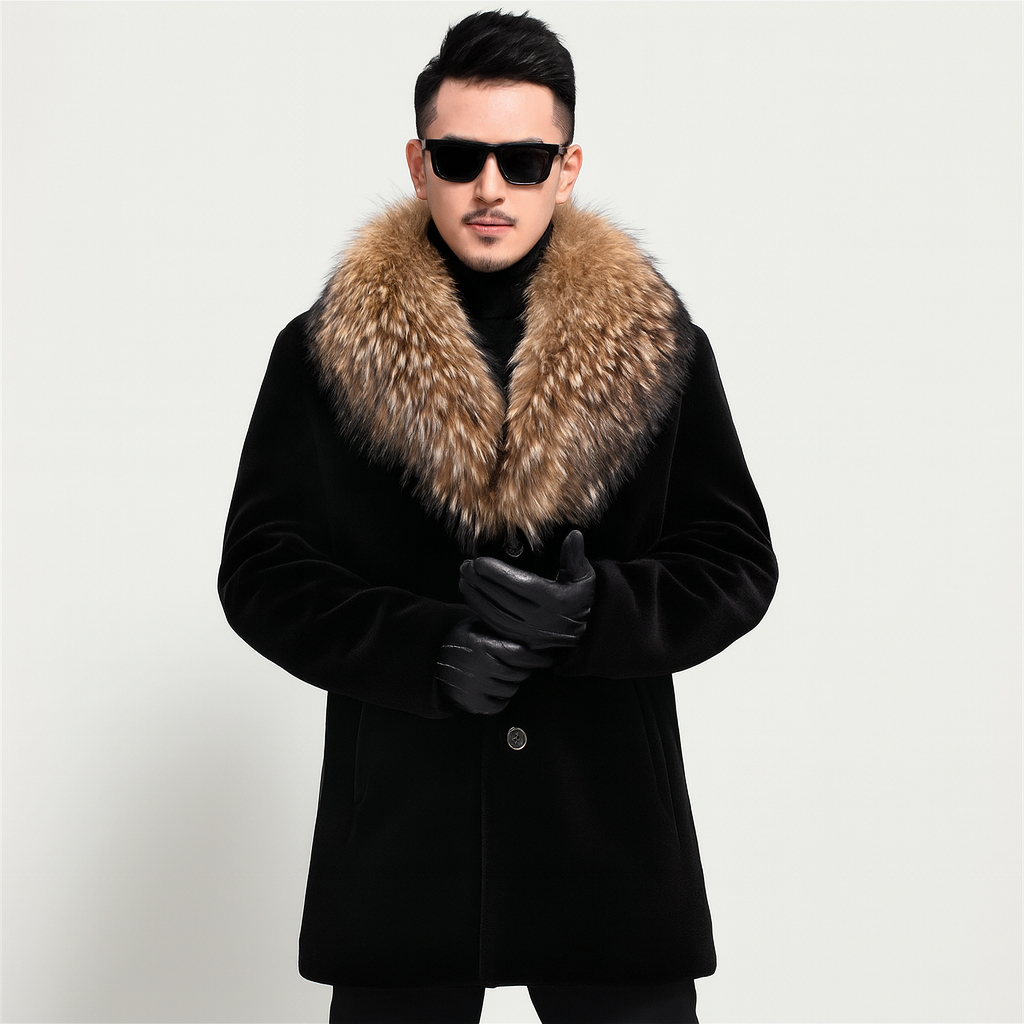 Abrigo de invierno cálido para hombres: elegancia y comodidad