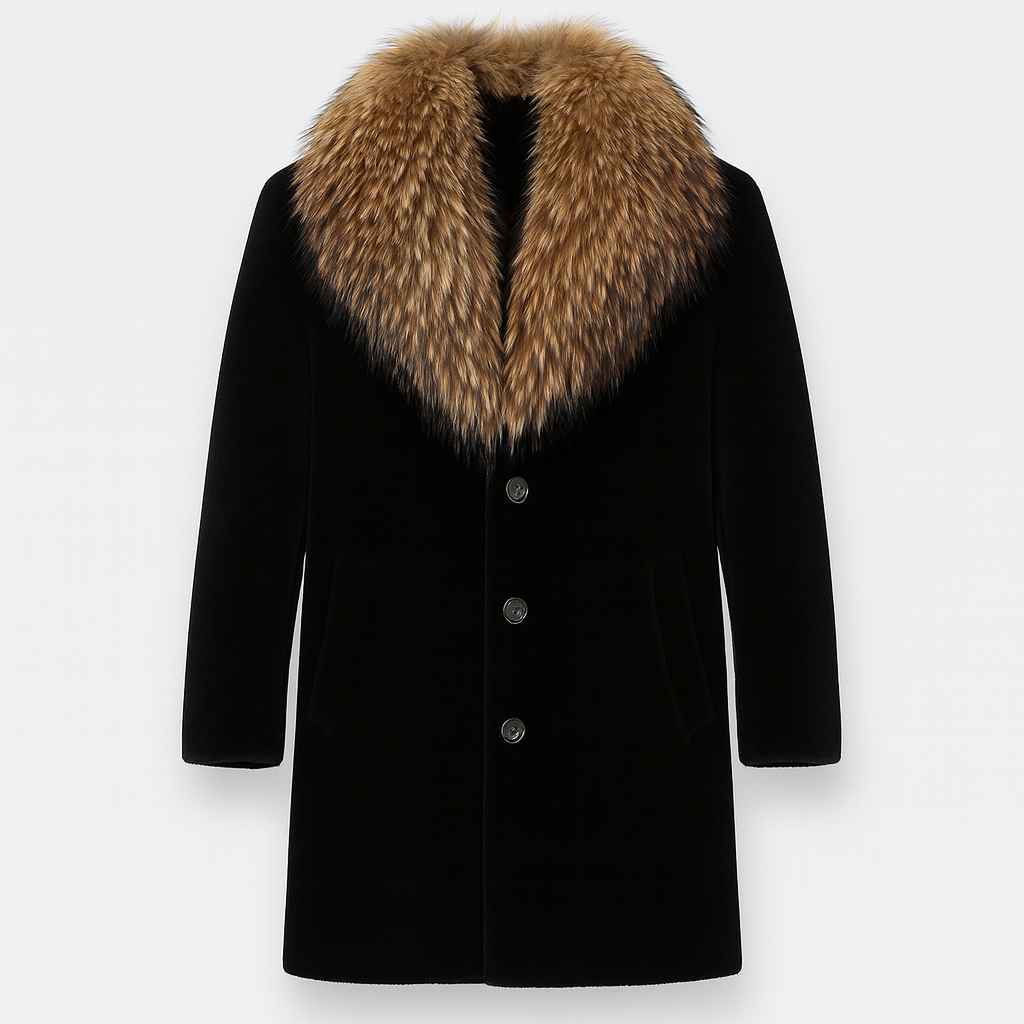 Abrigo de invierno cálido para hombres: elegancia y comodidad