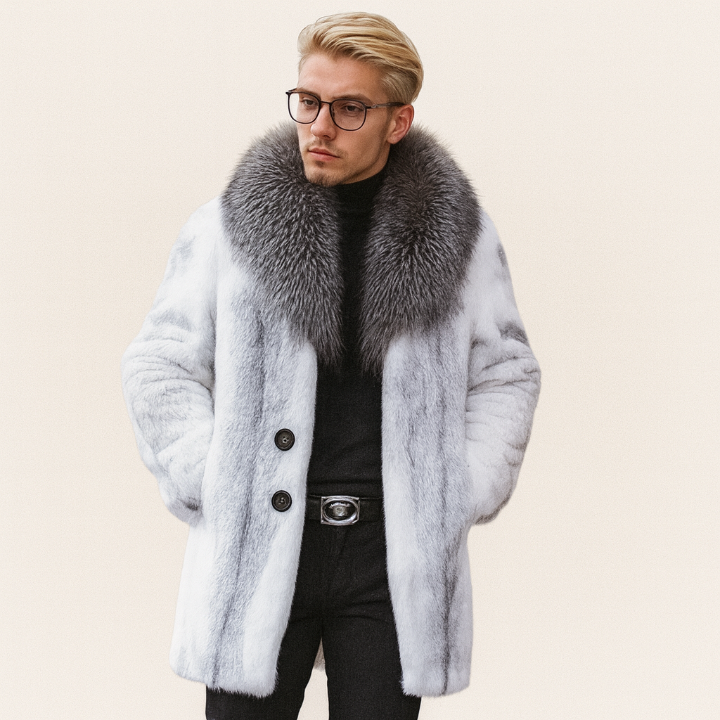 Abrigo de invierno cálido para hombres: elegancia y comodidad