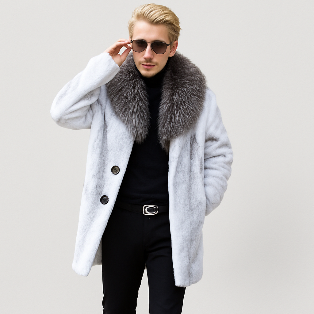 Abrigo de invierno cálido para hombres: elegancia y comodidad