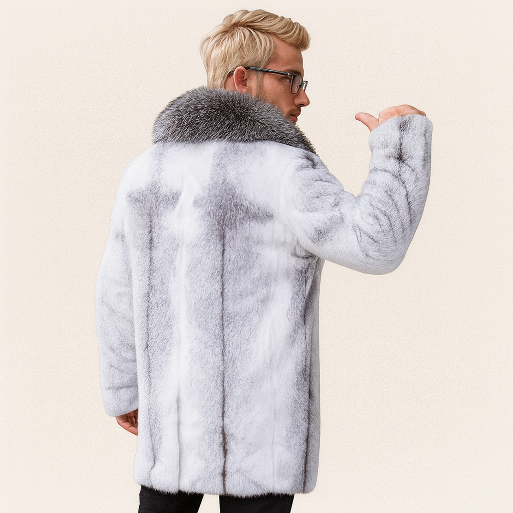 Abrigo de invierno cálido para hombres: elegancia y comodidad