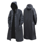 Impermeable largo para hombre: protección impermeable y transpirable con capucha