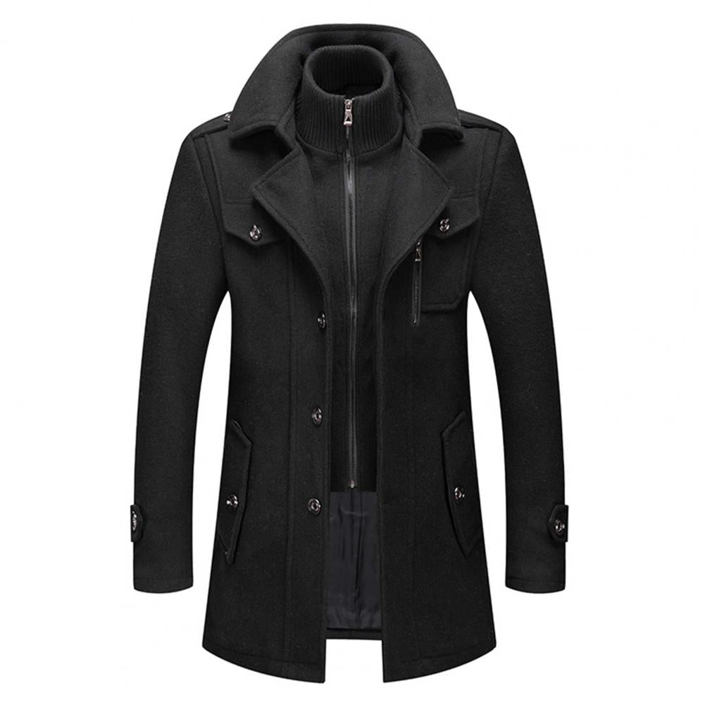 Abrigo de invierno para hombre - Estilo y calor exquisito