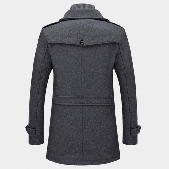 Abrigo elegante de dos piezas para hombres | Estilo versátil y máxima calidez