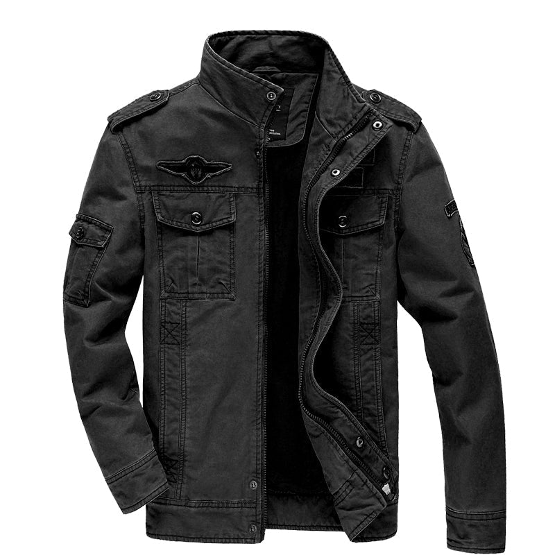 Chaqueta Militar Hombre - Abrigo Casual Midi