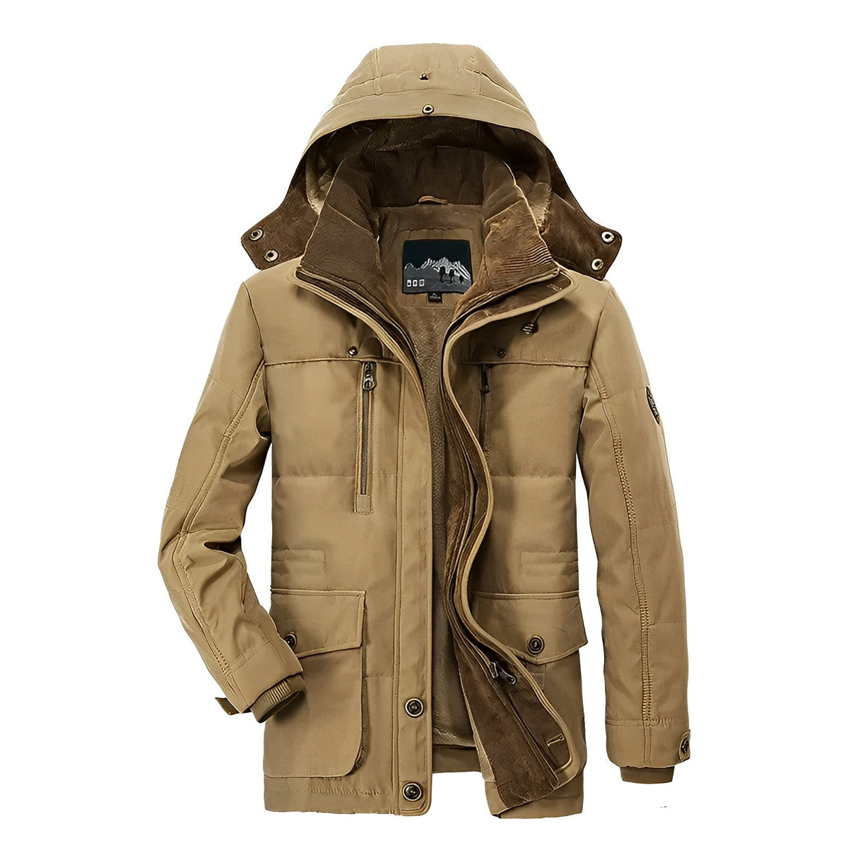 Abrigo de invierno clásico para hombres: calidez y estilo