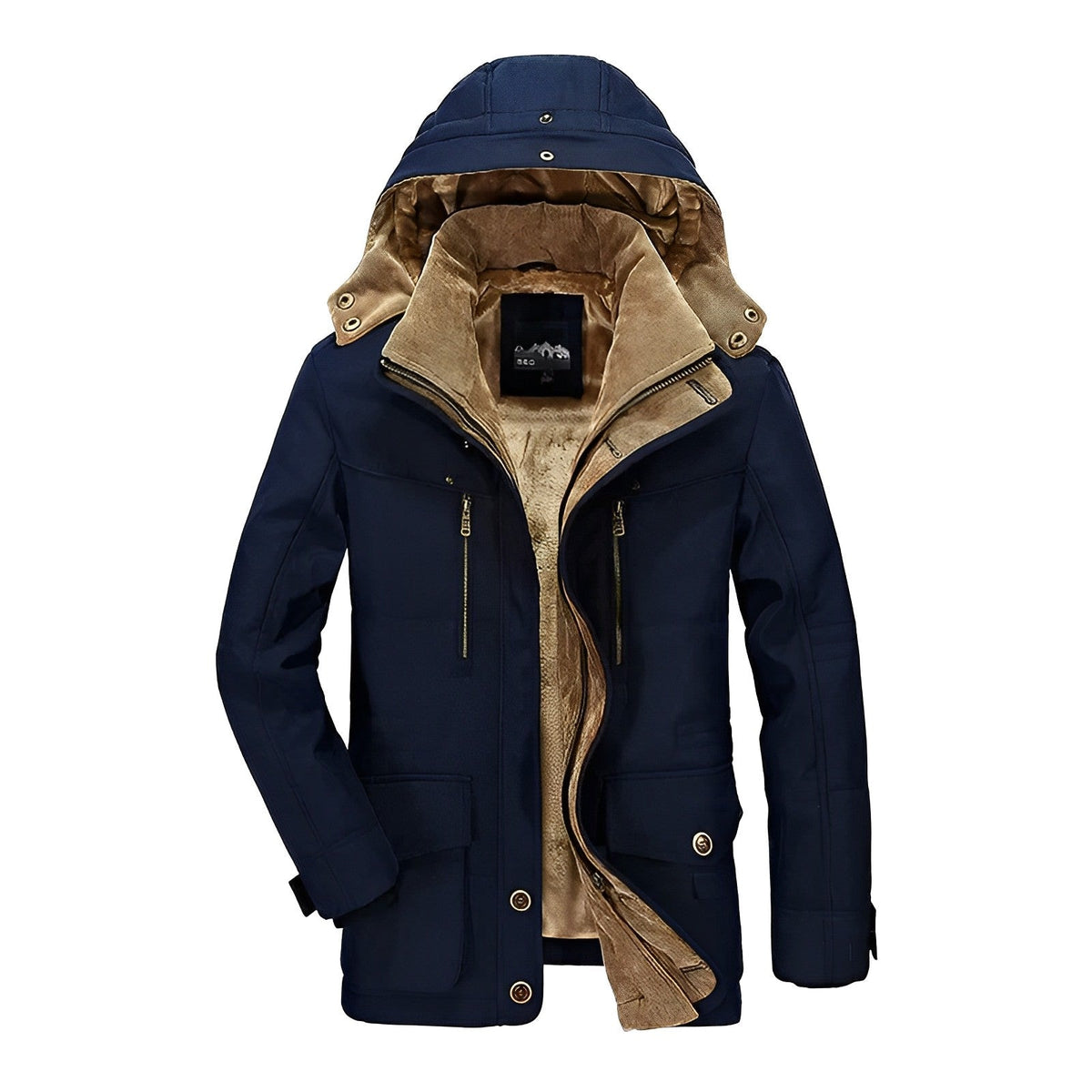 Abrigo de invierno clásico para hombres: calidez y estilo