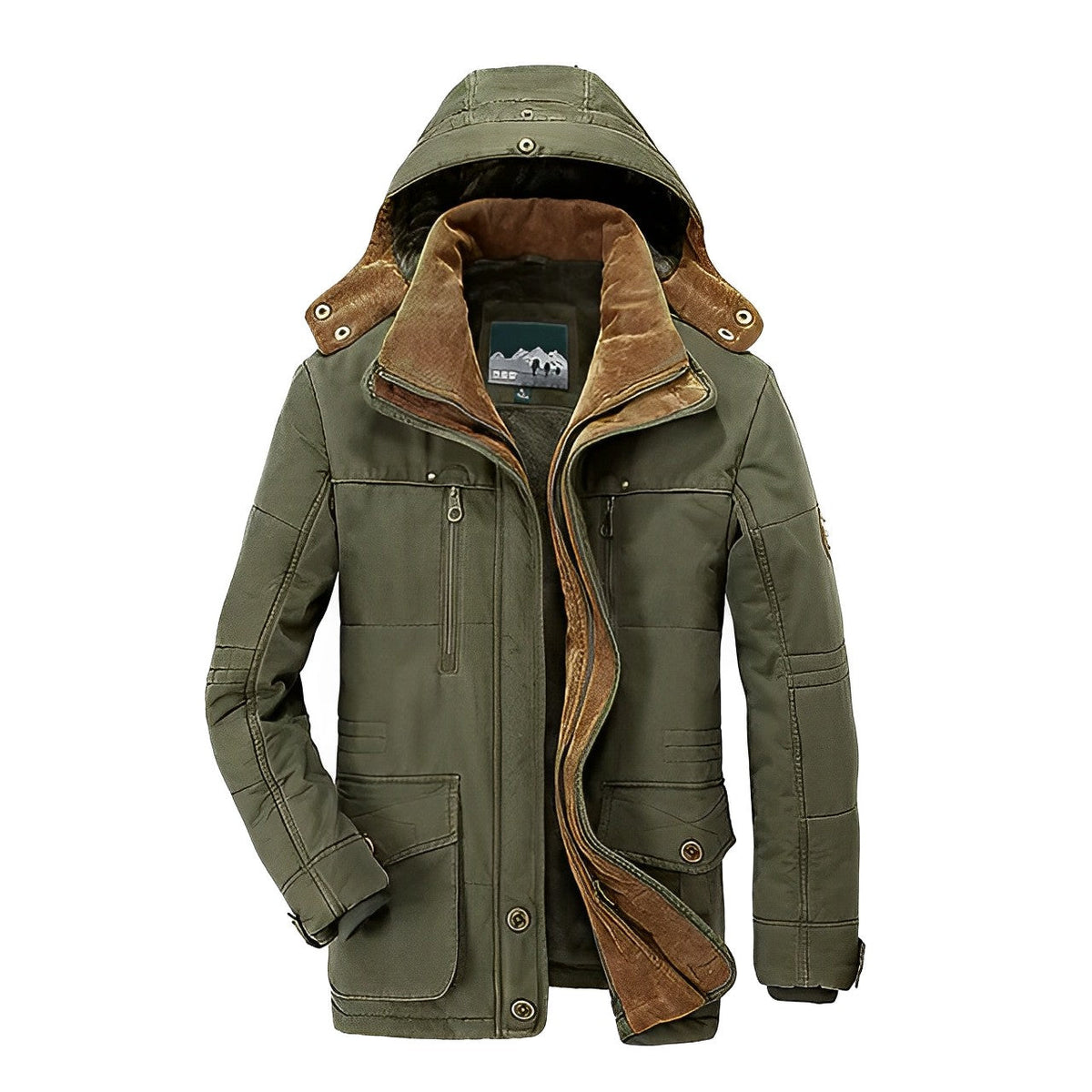 Abrigo de invierno clásico para hombres: calidez y estilo