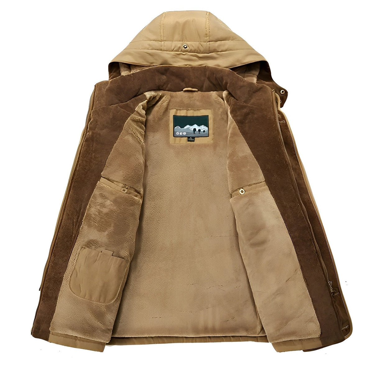 Abrigo de invierno clásico para hombres: calidez y estilo