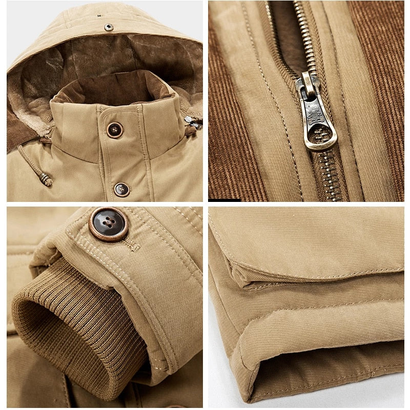 Abrigo de invierno clásico para hombres: calidez y estilo