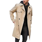 Abrigo hombre - Corte ajustado - Elegancia transpirable