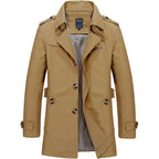 Abrigo Trench Hombre | Corte Estructurado Elegante | Confort y Estilo