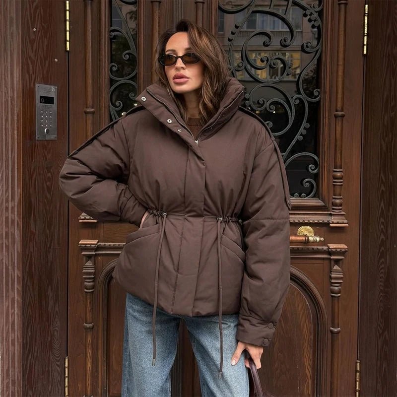 Mary Parka oversized con cintura ajustable