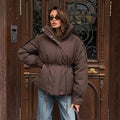 Mary Parka oversized con cintura ajustable