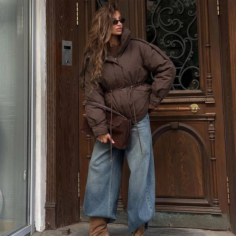 Mary Parka oversized con cintura ajustable