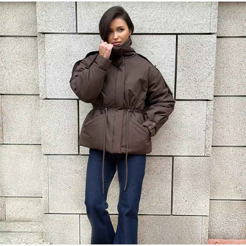 Mary Parka oversized con cintura ajustable