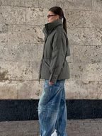 Mary Parka oversized con cintura ajustable